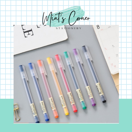Bút Mực Gel Nhiều Màu Sắc Xinh Xắn Tiện Dụng (Hàng có sẵn)