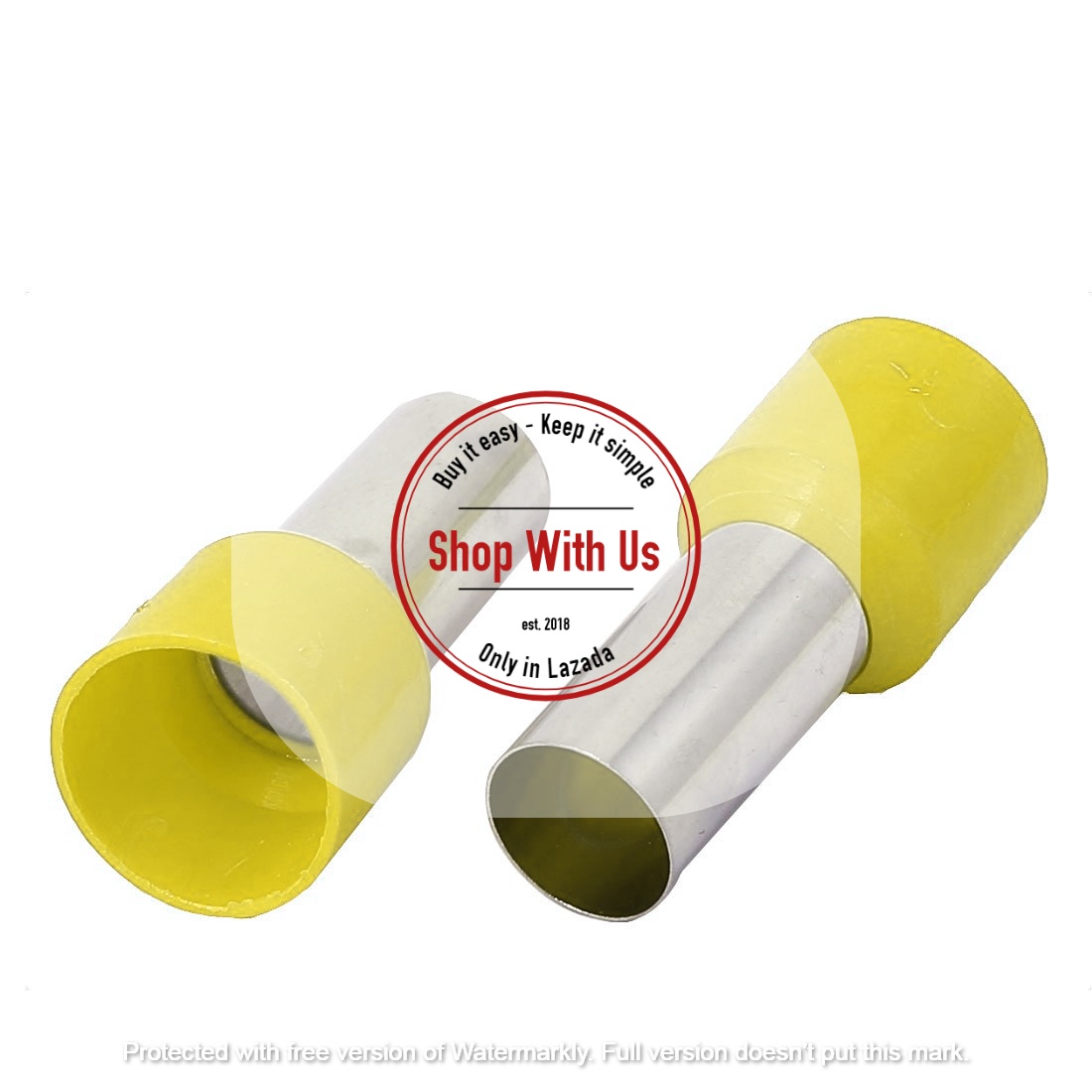 Đầu Cosse Kim Rỗng LT6 (100 cái/gói/màu) - Cosse Pin rỗng E6012 - Đầu cốt cho dây 6mm - Đầu cốt kim LT