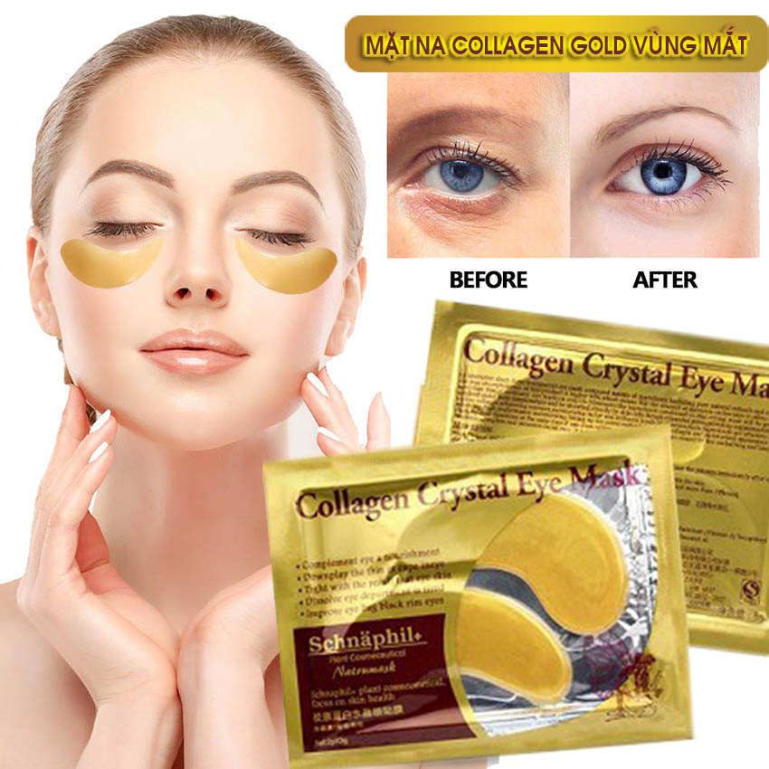 [COMBO 10 CẶP] Mặt Nạ Mắt Chống Lão Hóa Collagen- Giảm thâm , chống lão hóa vết nhăn mắt.