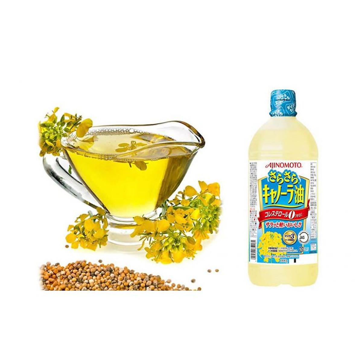 Dầu hạt cải Nhật Bản chai 1 lít