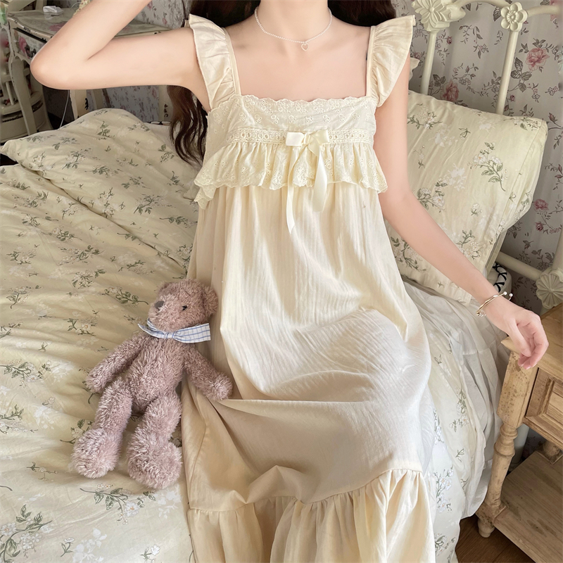 Đầm 2 dây phối bèo thắt dây kem quảng châu