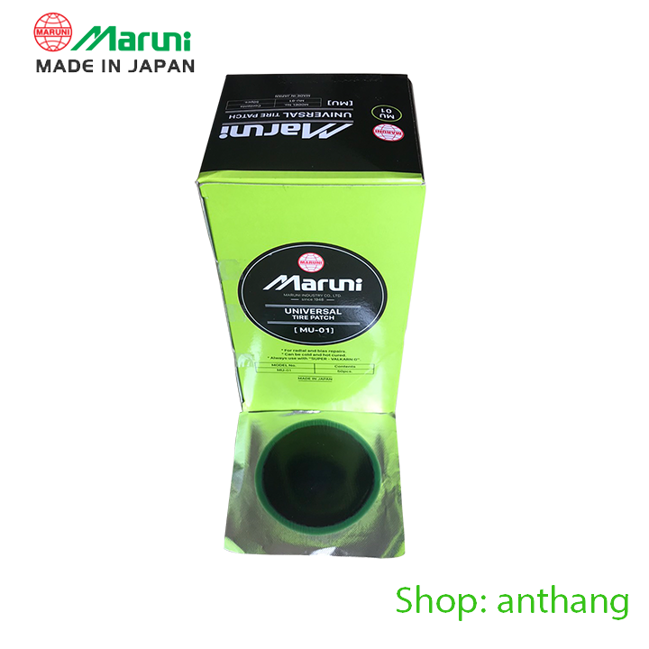 Hộp 50 miếng vá dùng cho lốp không săm MU-01 - Maruni, Nhật bản