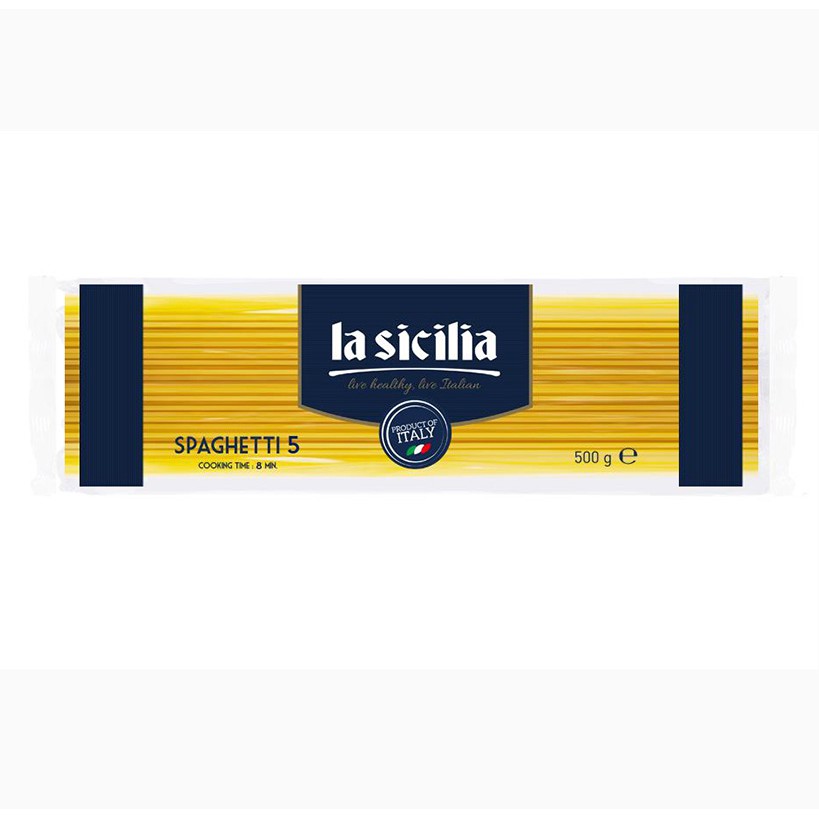 Mì sợi dài Spaghetti số 5 La sicilia Ý -500g Date 2024