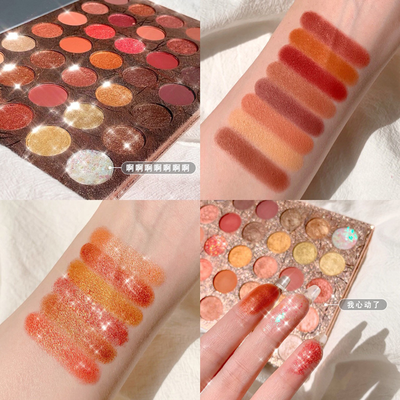 Bảng phấn mắt nhũ 35 màu dikalu coco venus nhũ kira