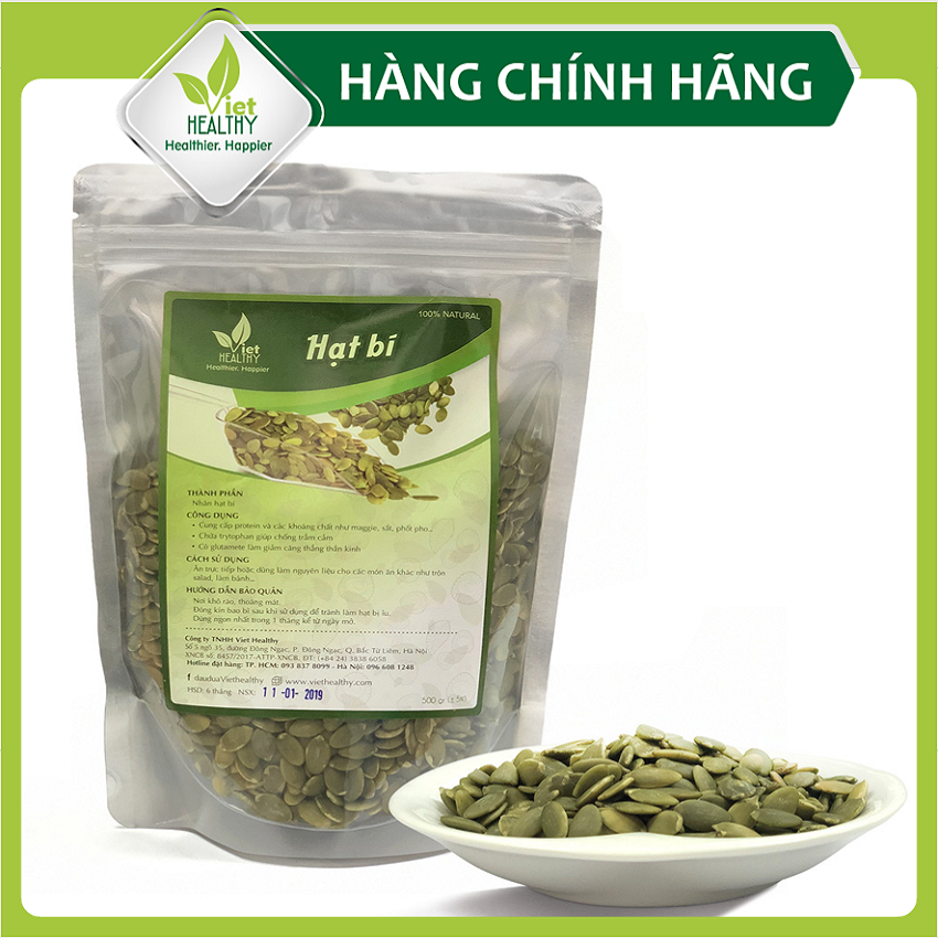 Nhân hạt bí Viet Healthy 500gr