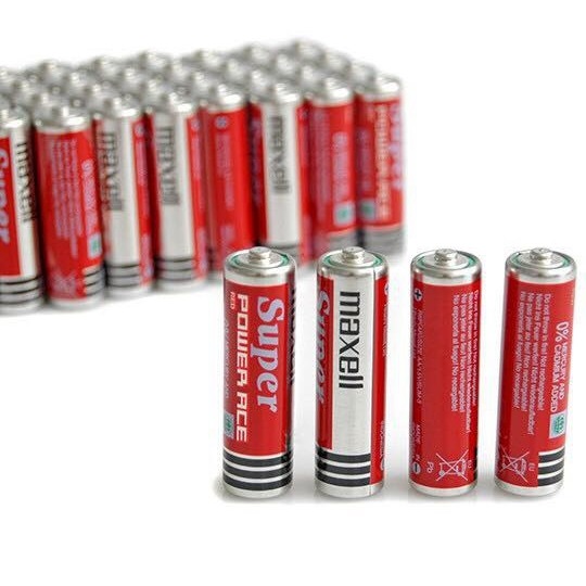 Hộp 40 Pin tiểu AA 1.5V Maxell Super Power Ace Red R6P AR 4P