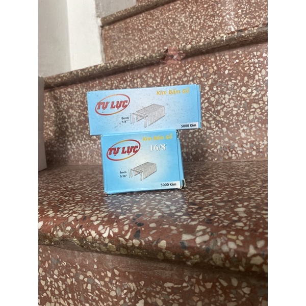 Kim bấm tự lực dùng cho gim gỗ cầm tay top 5000 kim 1 hộp