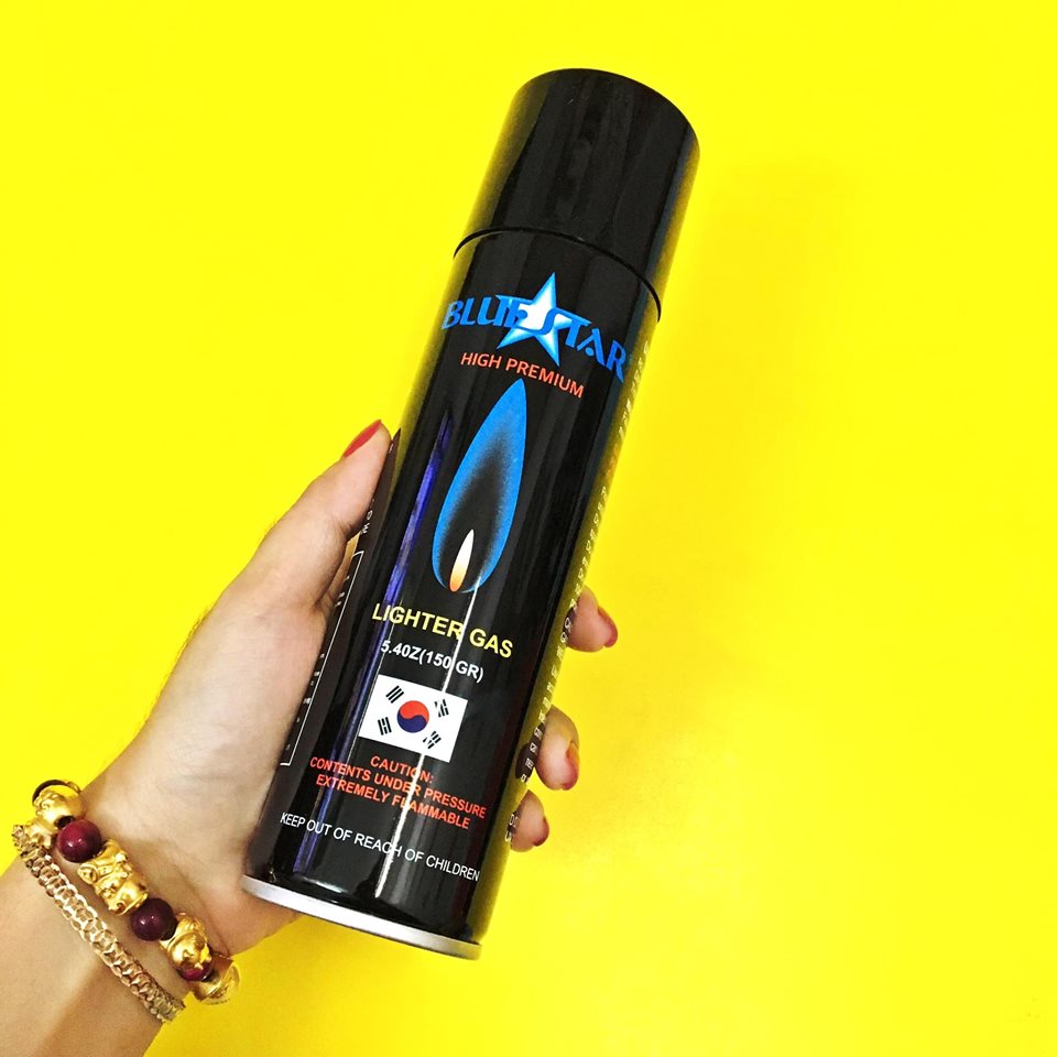 (SỐ LƯỢNG HẠN CHẾ) CHAI GAS BƠM BẬT LỬA 150GRAM (GAS ĐEN HÀN QUỐC)