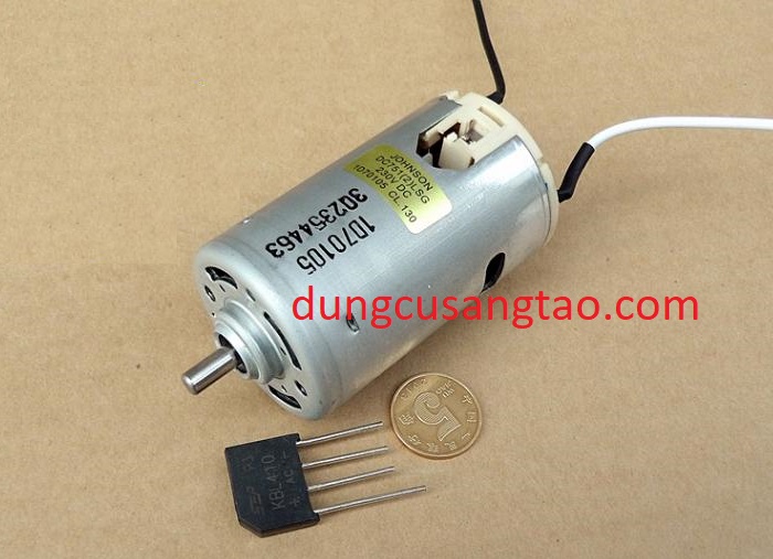 Motor johnson cốt 5mm 230vdc 11000 vòng/phút / động cơ tốc độ cao 230vdc 11000 vòng/phút