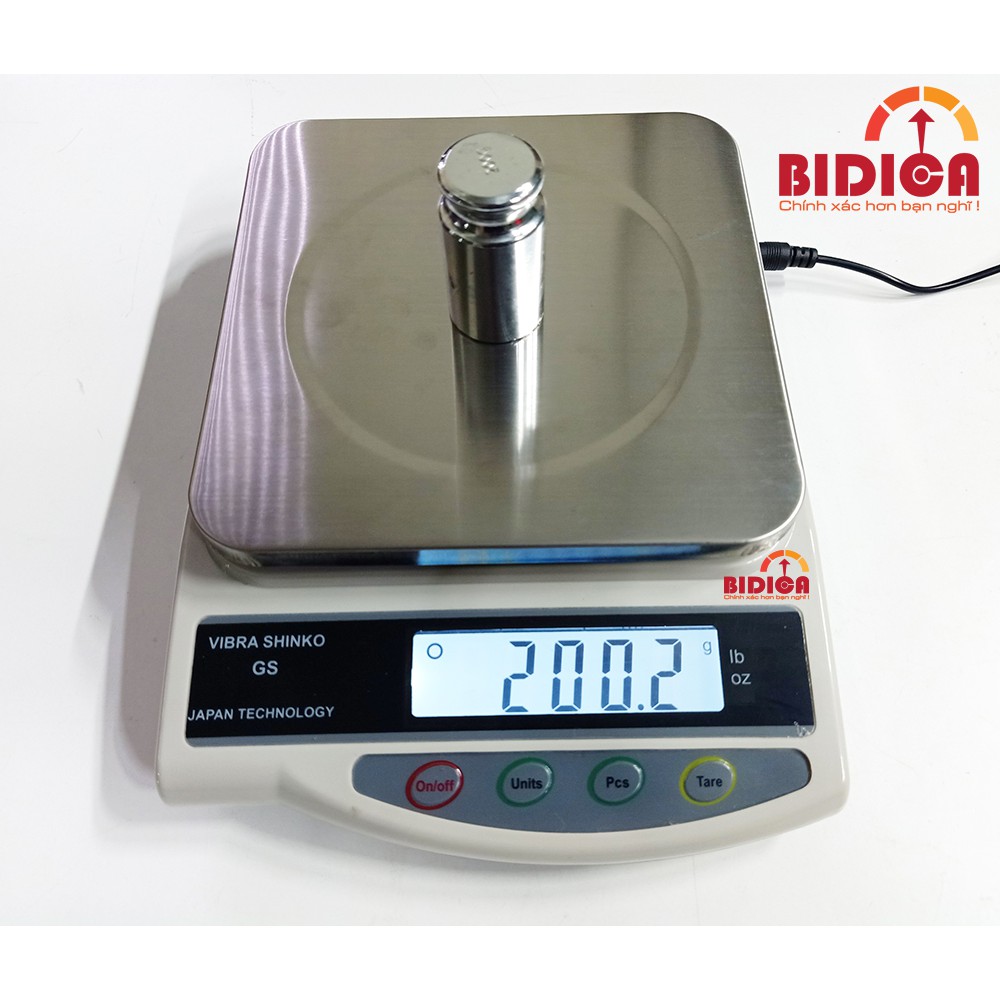 [HCM]Cân Tiểu Ly Điện Tử Nhật Bản Vibra Gs 3Kg/0.1G - Chuyên Cân Yên Sào Làm Bánh