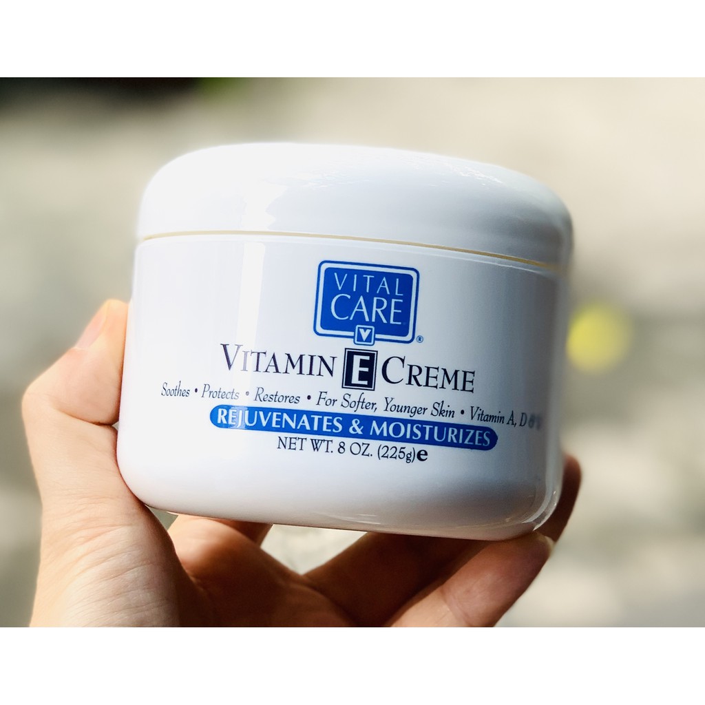 Kem dưỡng ẩm toàn thân vital vitamin e creme 225g hàng mỹ