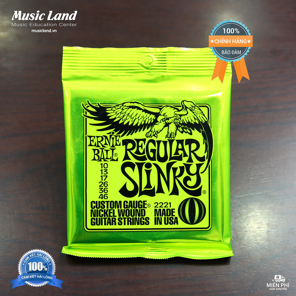 Dây Đàn Guitar Điện Ernie Ball 2221 – Chính Hãng USA
