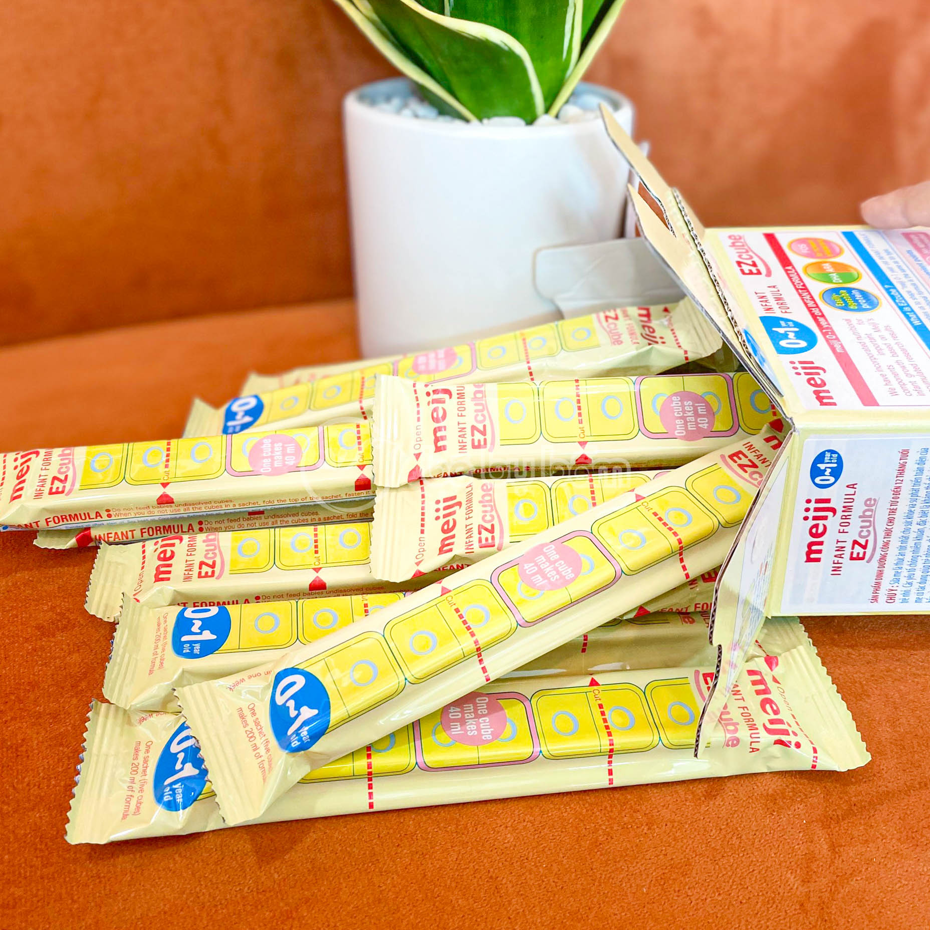 Sữa meiji thanh số 0-1 tuổi nhập khẩu chính hãng date 2025