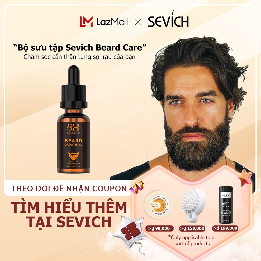 SEVICH Dầu kích thích mọc râu tự nhiên 20ml - INTL