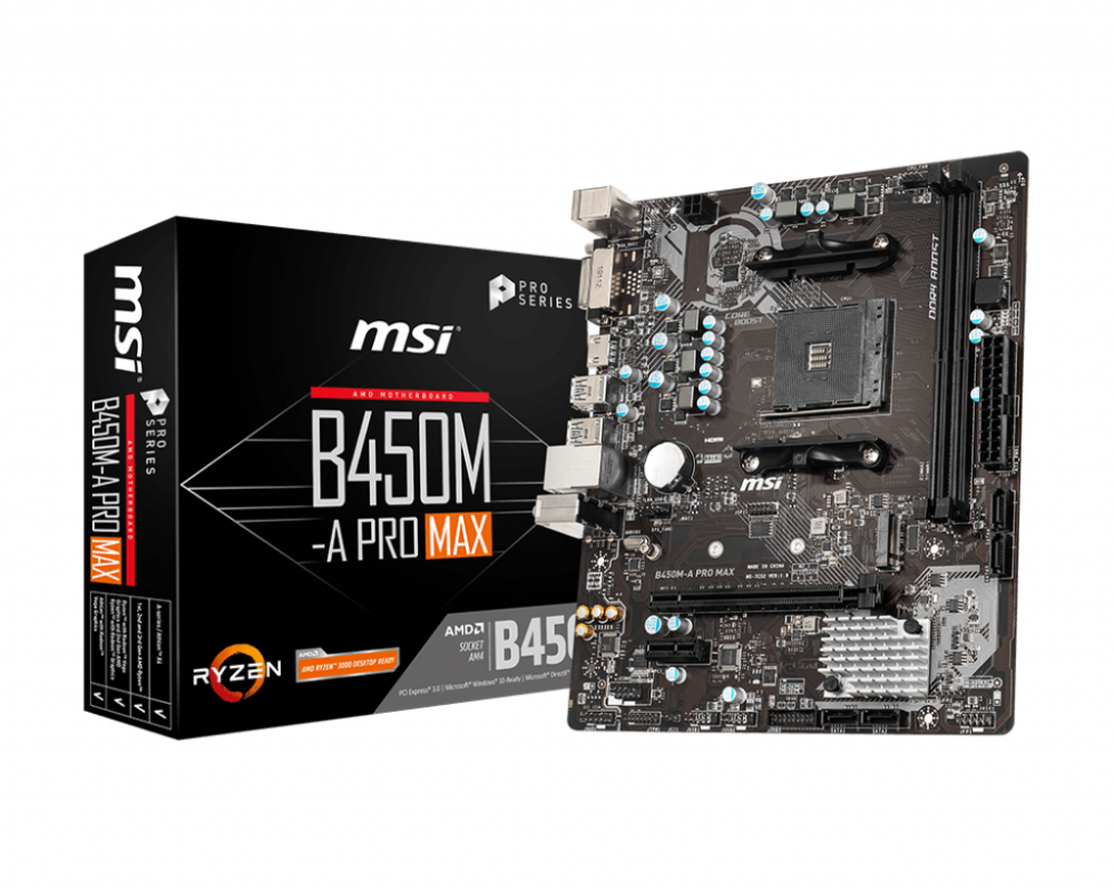 Main msi b450m-a pro max