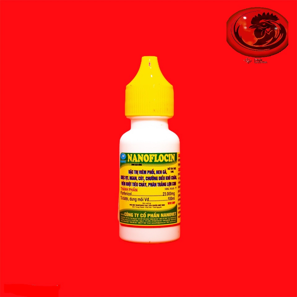 NANOFLOCIN khò khè, xổ mũi cho gà đá 1 LỌ