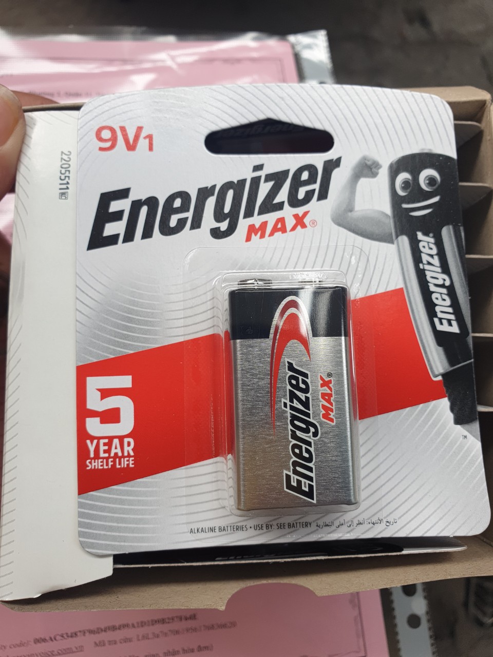 Vỉ 1 viên pin 9v energizer - hàng chính hãng