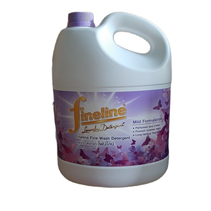 Nước giặt xả Fineline Thái Lan Tím 3L đậm đặc không cần xả lưu hương