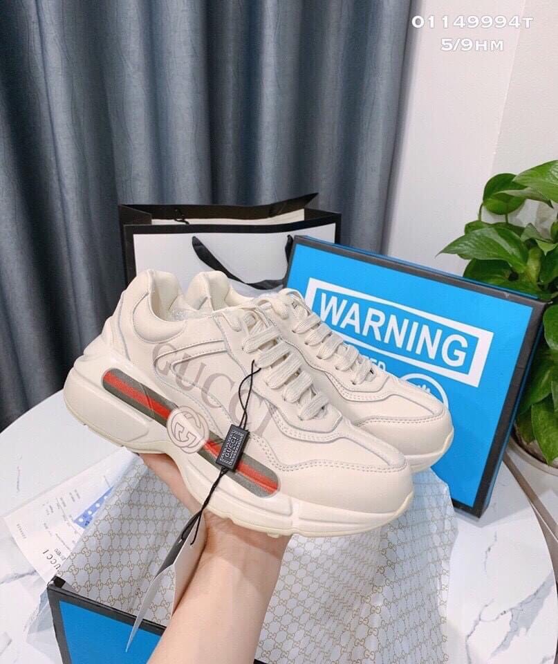 Giày thể thao nữ , giày nữ độn đế 5cm GUCIC cực đẹp hàng full box