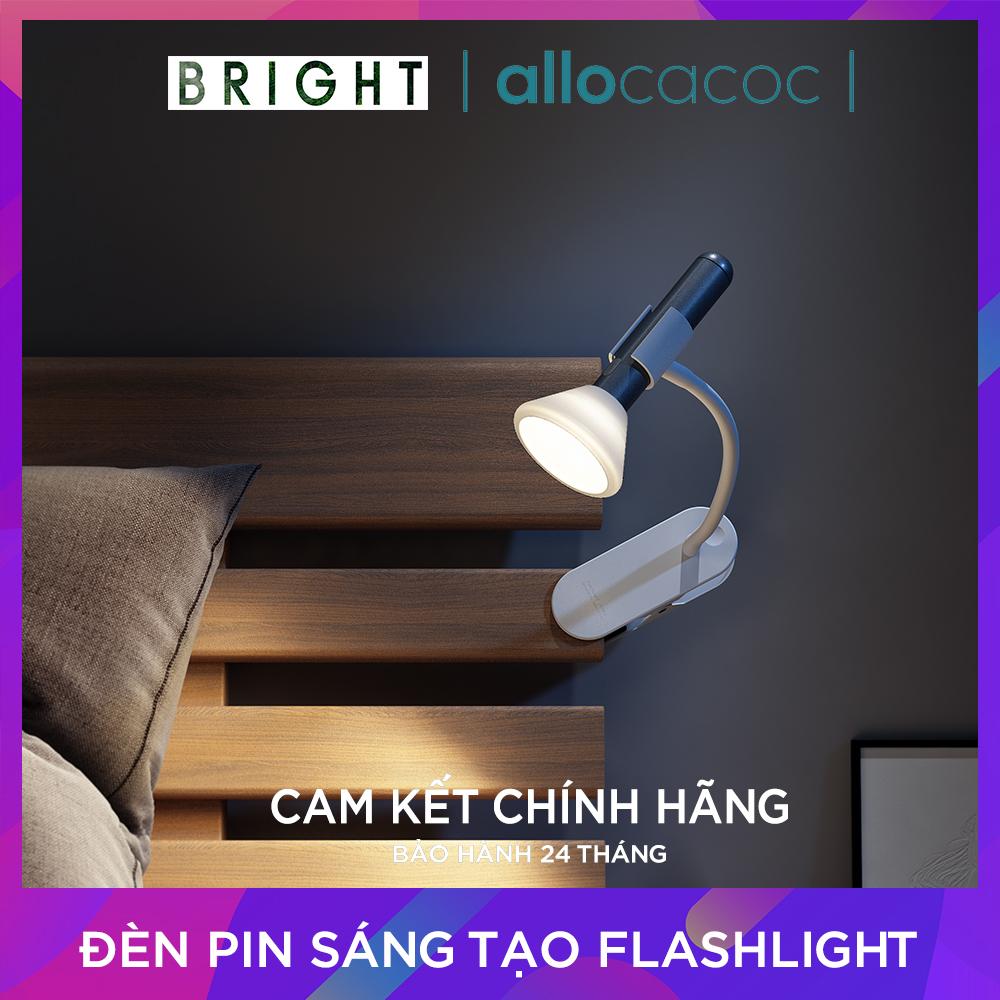 Đèn pin sáng tạo kèm giá kẹp Allocacoc Flashlight Clip Set