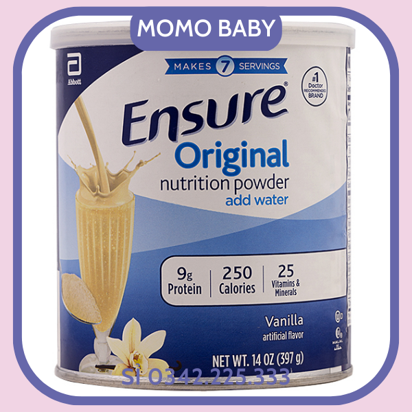 Sữa bột Ensure Original Nutrition Powder 397g của Mỹ - DATE 01/26