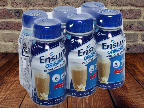 Lốc 6 chai ensure nước hương vani 237ml/chai