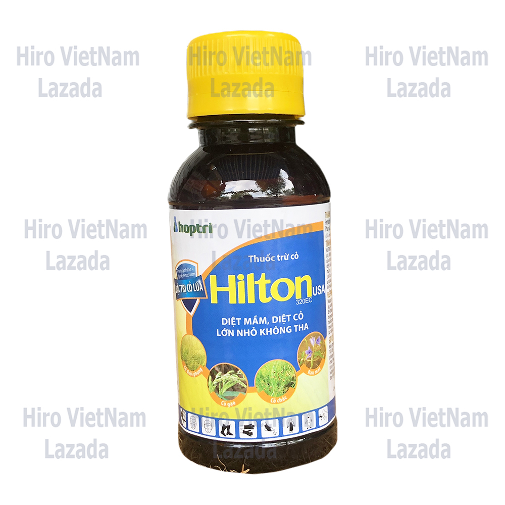 Hilton usa 320ec thuốc trừ cỏ tiền - hậu nảy mầm - diệt mầm – diệt cỏ lớn nhỏ không tha