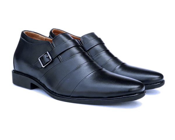 Giày tây nam tăng chiều cao tt17 đen- 6cm