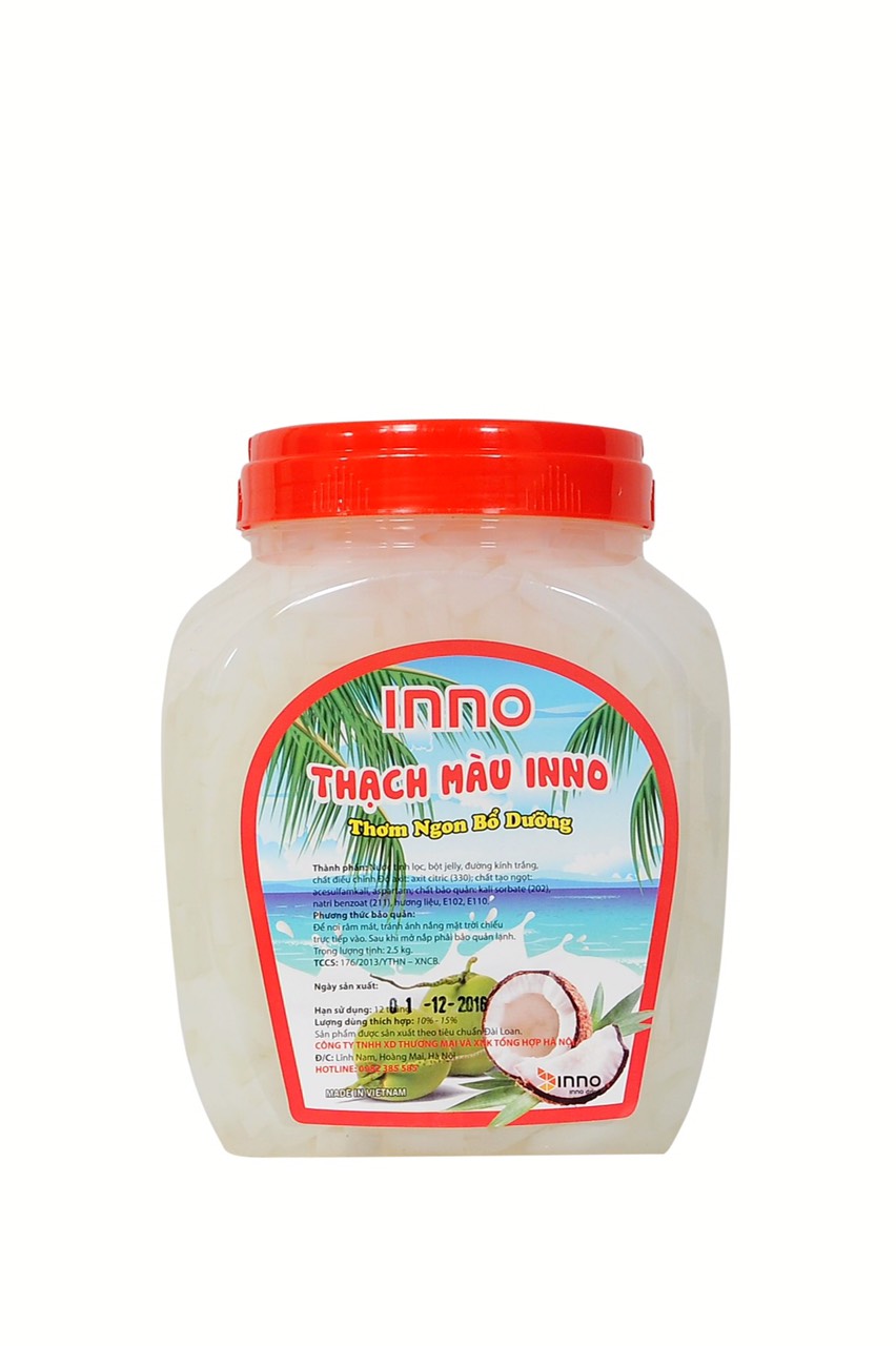 Thạch thủy tinh hương dừa