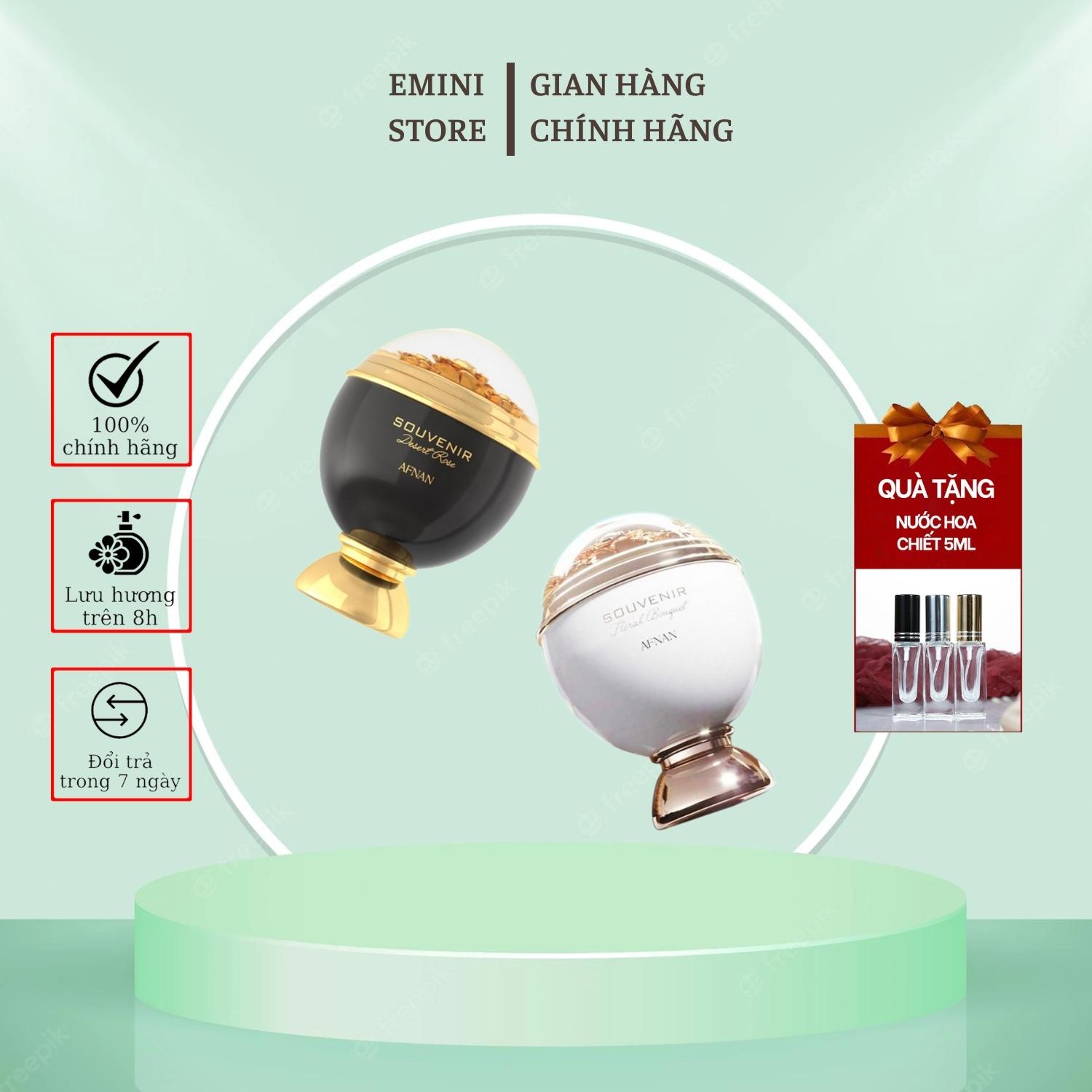 Nước hoa Dubai AFNAN SOUVENIR FLORAL BOUQUET dành cho nam và nữ hương thơm bí ẩn quyến rũ