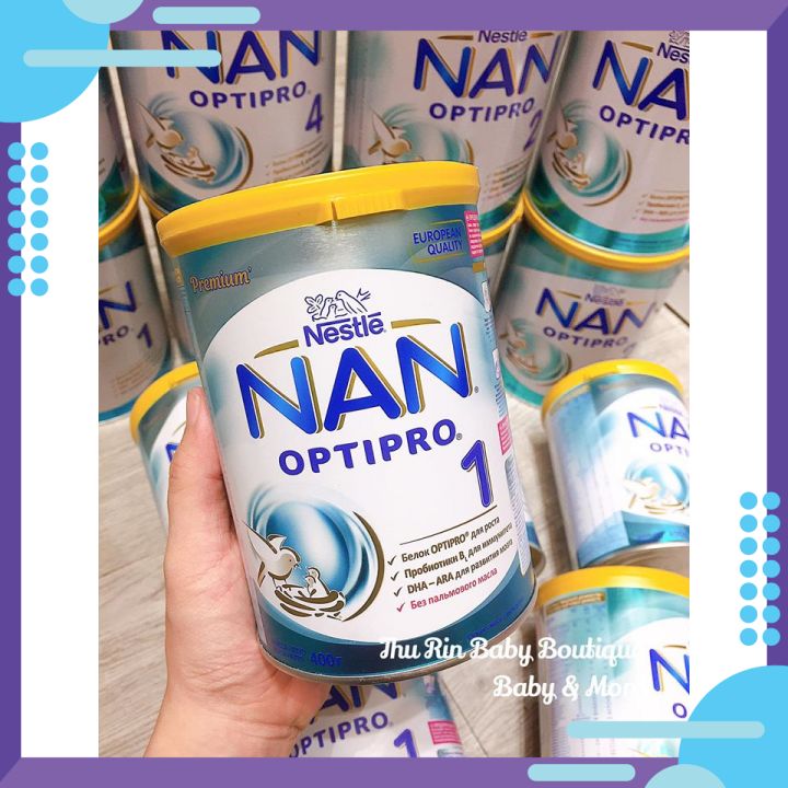Sữa Bột Nestlé NAN Nga Optipro 2 - Hộp 800g Dành cho trẻ 6-12 tháng tuổi