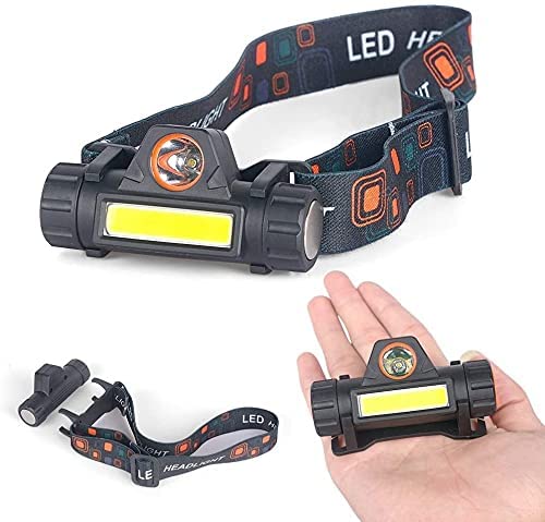 Đèn pin mini đội đầu siêu sáng - đèn đội đầu sạc pin