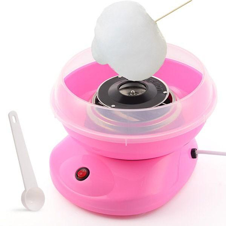 Máy làm kẹo bông mini siêu tiện lợi-màu hồng