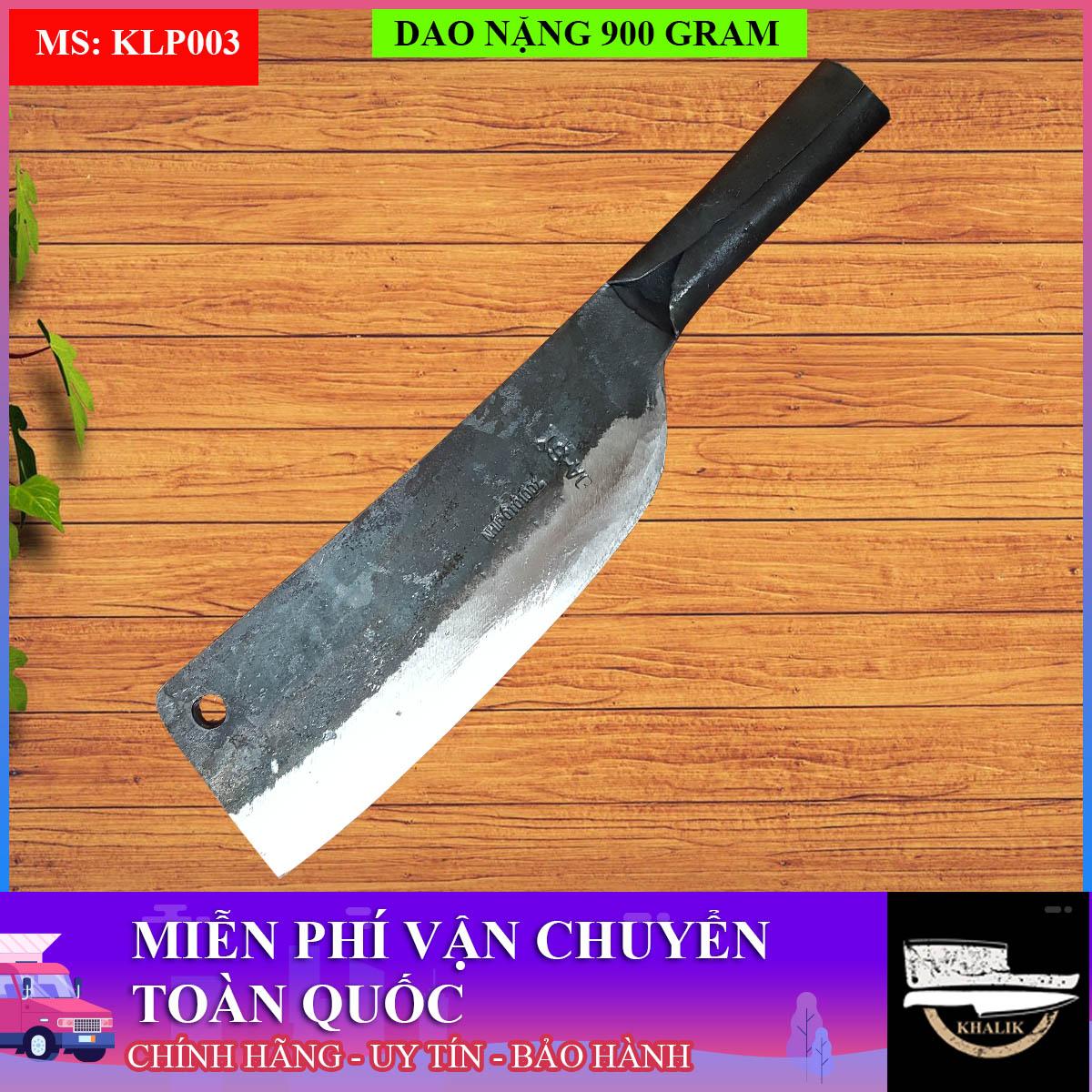 Dao phay chặt, dao chặt xương nặng 900gram, dao nhíp xe - dao đa sỹ - khánh linh - klp003