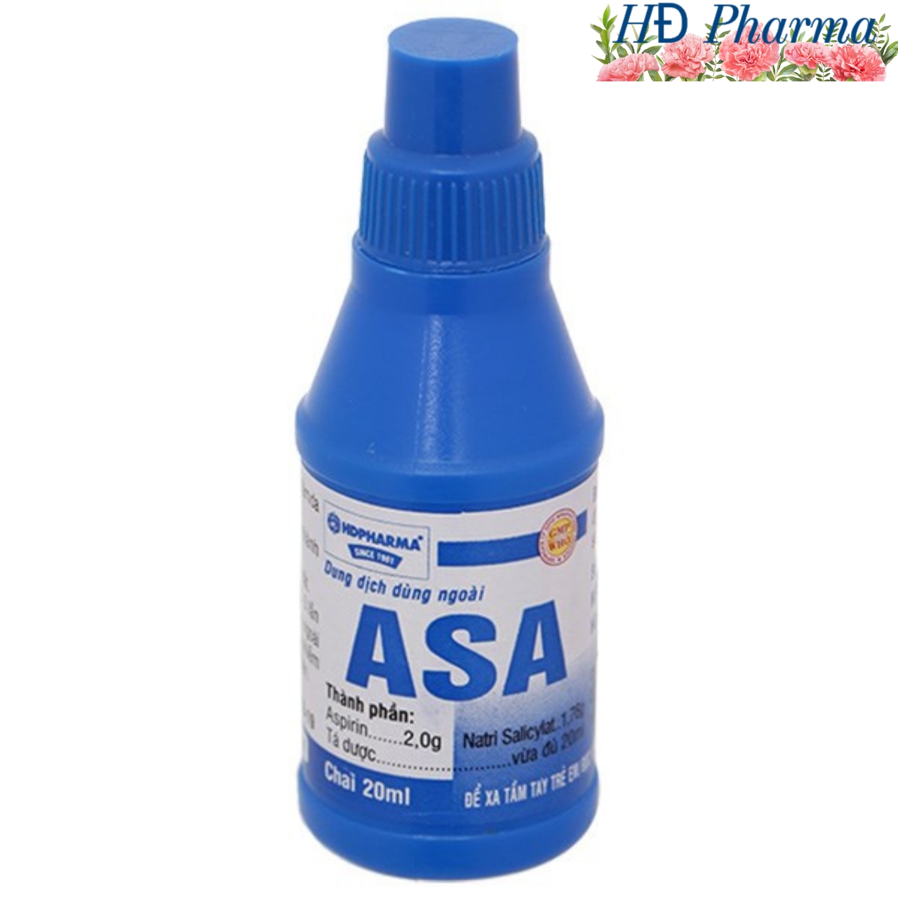 Combo 2 lọ dung dịch bôi ngoài da ASA, BSI, xanh methylen. Nước nấm, ngứa, hắc lào, lang ben