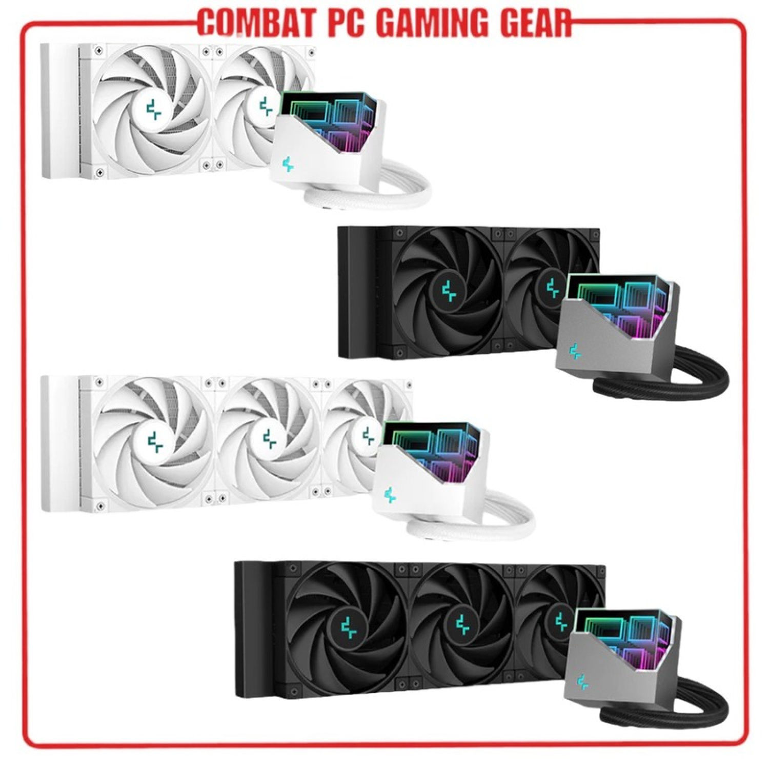 Tản Nhiệt Nước AIO DeepCool LT520 - LT720 ARGB Black White Hỗ Trợ LGA1700