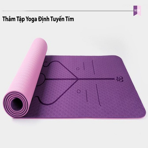 [LOẠI TỐT - HÀNG CAO CẤP] Thảm Yoga, Thảm Định Tuyến Thảm Tập Yoga , Thảm Tập Gym, Chất Liệu Bảo Vệ Môi Trường, thảm tập thể dục tại nhà, thảm tập gym, miếng tập yoga - Hàng Chính Hãng