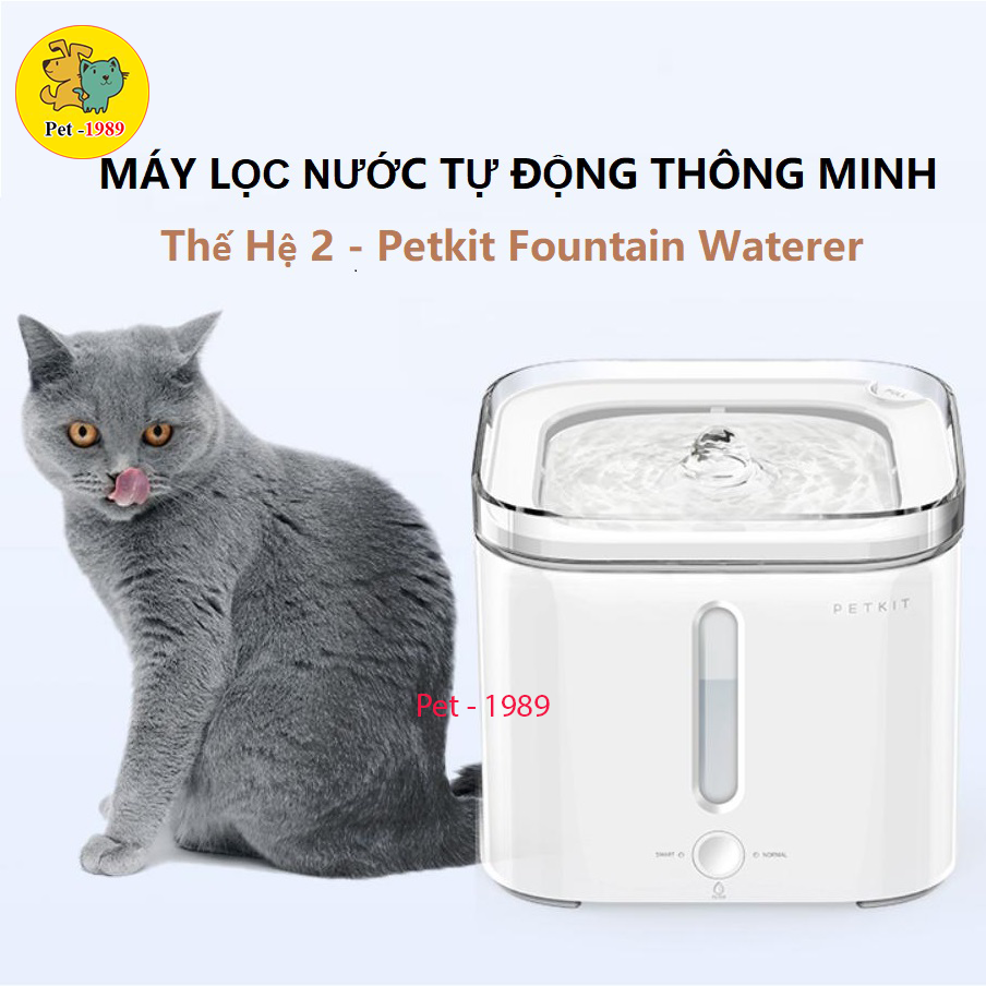 [ HÀNG CHÍNH HÃNG ] Máy lọc nước cho thú cưng Petkit W2 - Petkit Fountain Waterer Pet-1989