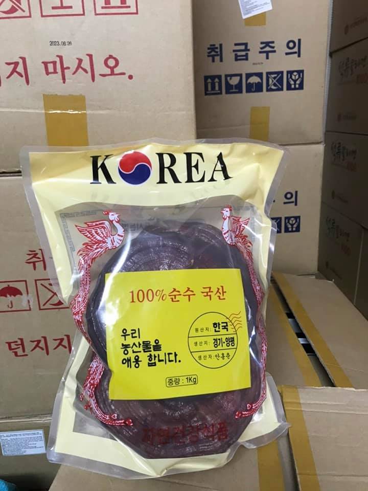 Nấm linh chi đỏ hàn quốc túi 1kg