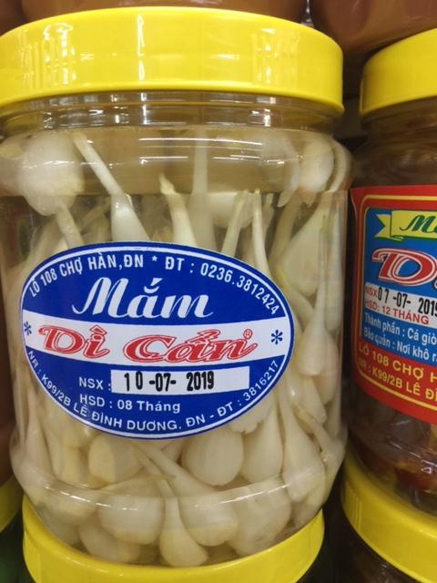 CỦ KIỆU NGÂM chua ngọt DÌ CẨN ĐẶC SẢN ĐÀ NẴNG- CỦ KIỆU GIÒN, ĐẬM VỊ MẮM TÔM CHUA combo 2hủ 800gr=1,6KG