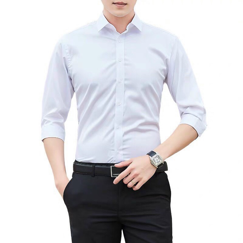Áo sơ mi nam trơn phong cách hàn quốc cubis shop 23