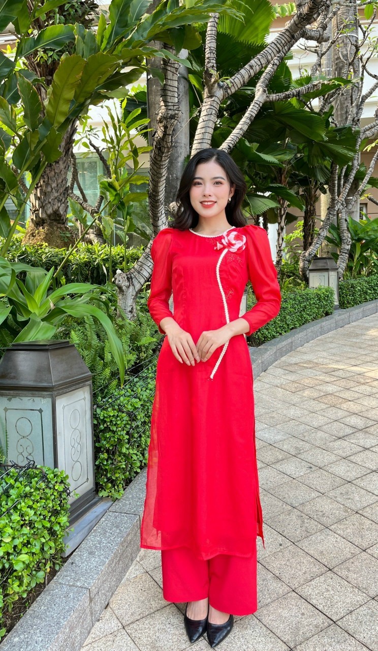 Ao dai hotsell 2 lop