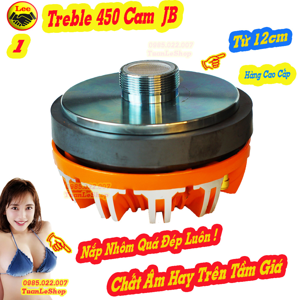 Trep 450 cam nắp nhôm ren xoáy - loa treble 450 – giá 01 loa 450 cam j b l