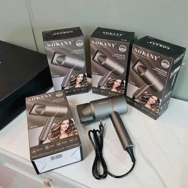 Sokany Quick-Dry Hair Dryer Has Blue Waves to Protect Hair