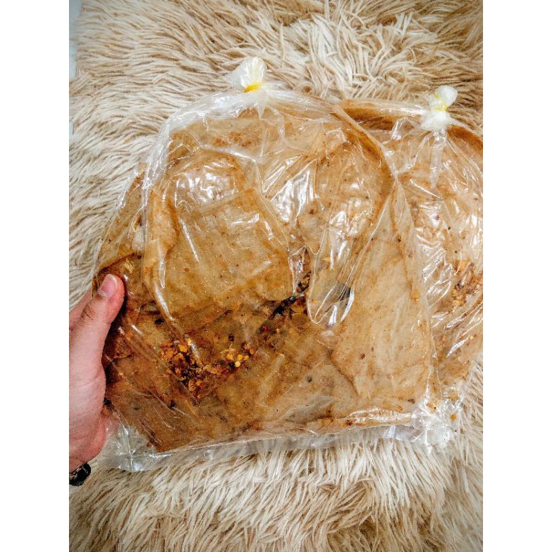1kg bánh tráng muối tỏi xì ke siêu cay