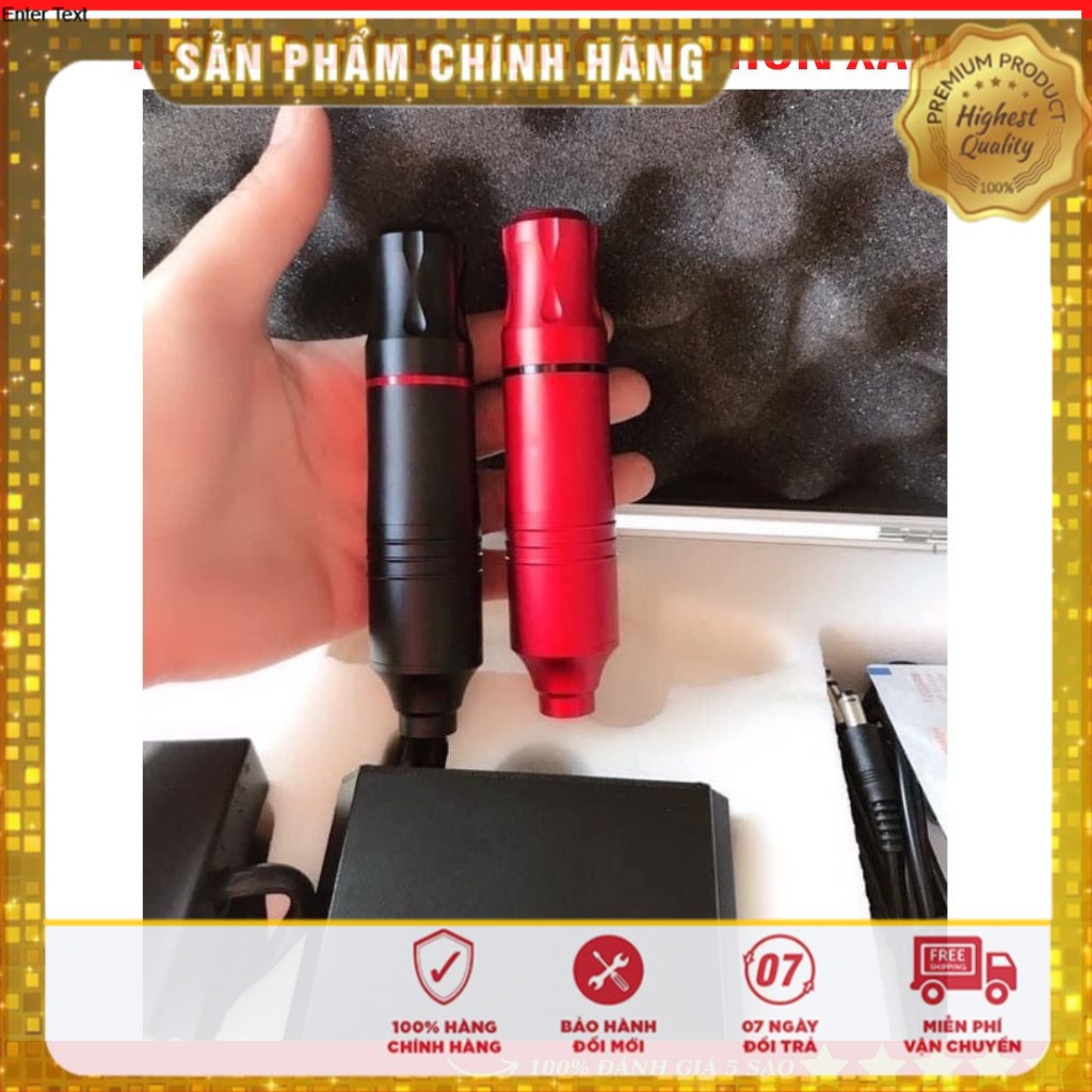 Máy pen phun môi, tattoo mini qc cao cấp, máy phun xăm dcpx