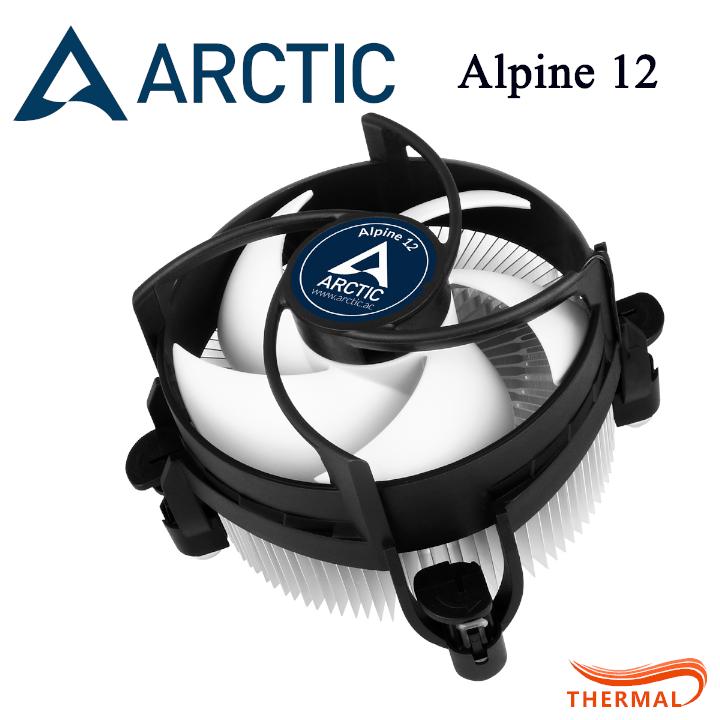 Quạt tản nhiệt máy tính Arctic Alpine 12 [ThermalVN] - Quạt quay êm, Hiệu năng tốt
