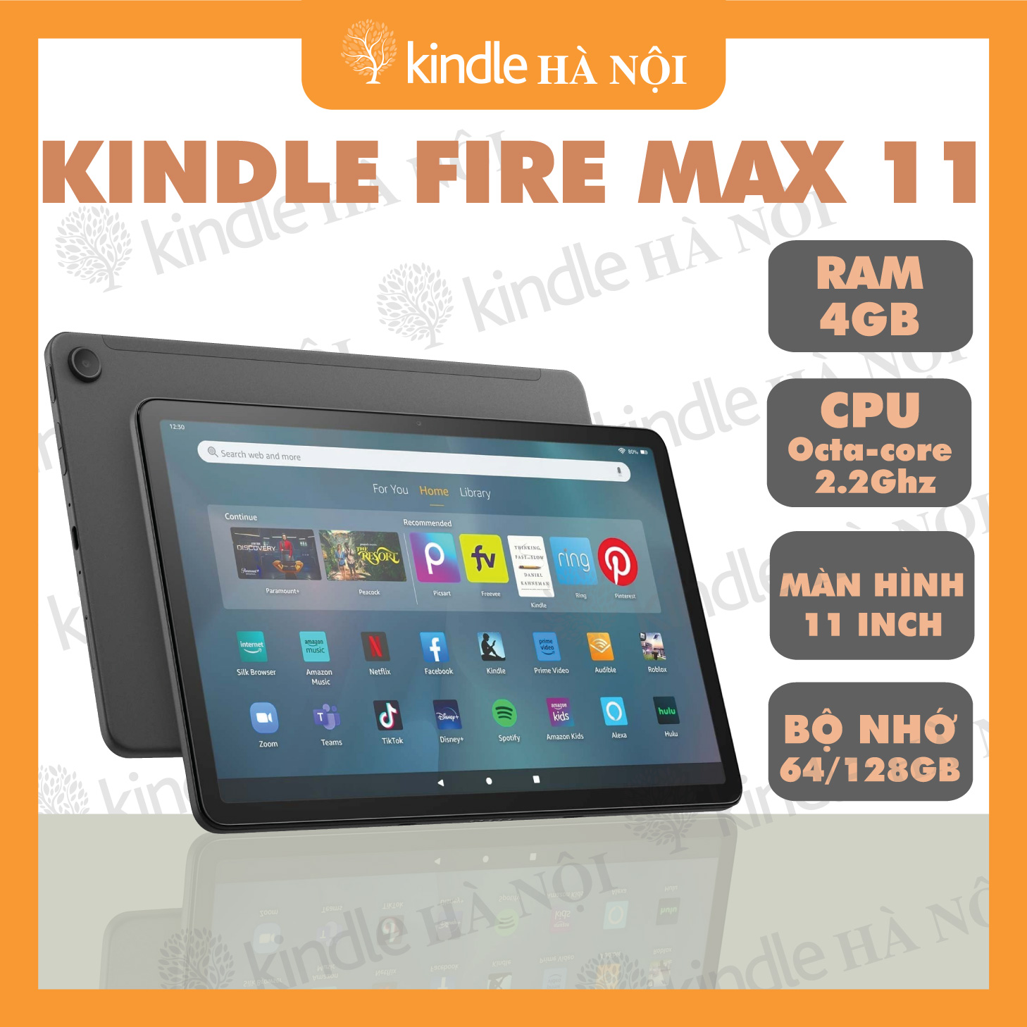 NEWSEAL 100% | Máy tính bảng Kindle Fire MAX 11 13th 2023 chính hãng nhập khẩu USA, Japan