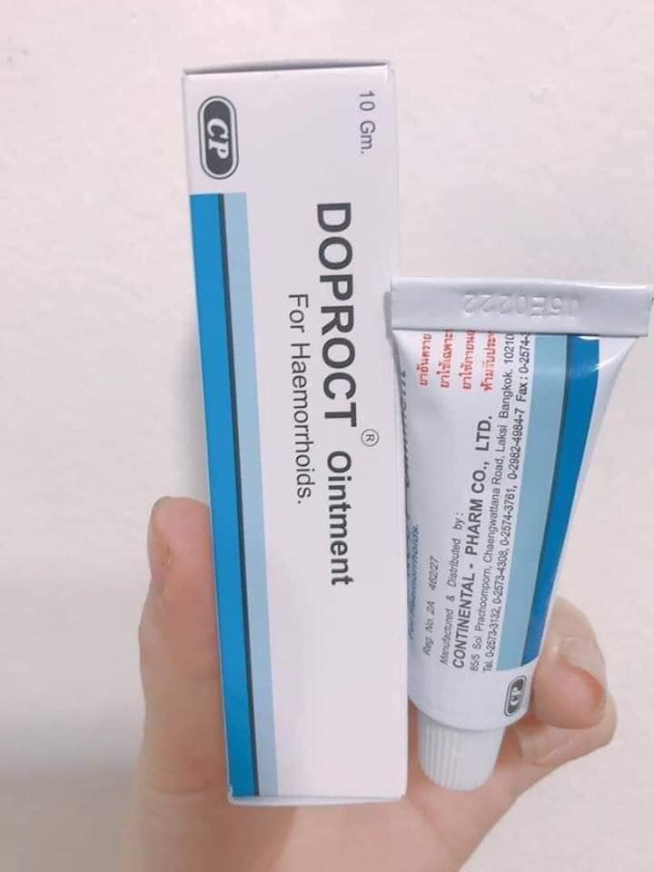 Kem bôi trĩ doproct thái lan