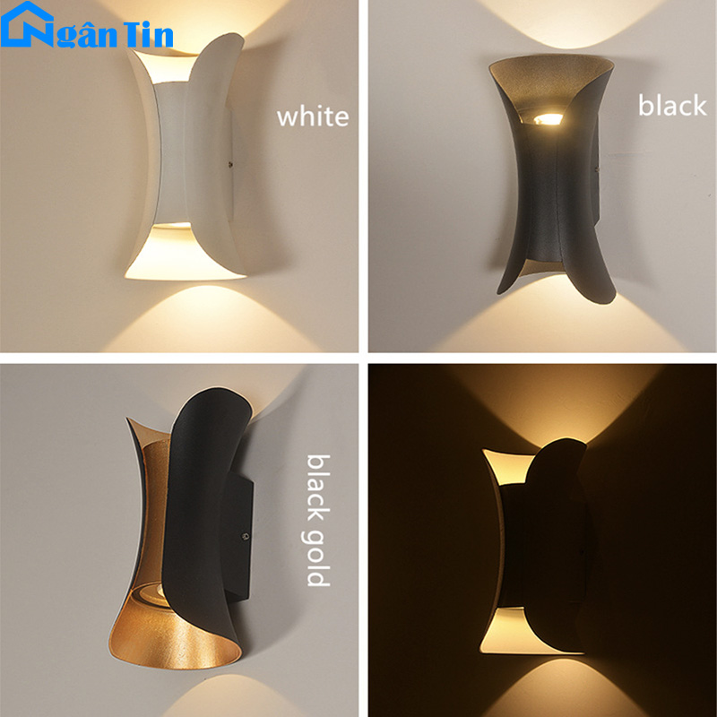 Đèn Led treo tường gắn tường ngoài trời trong nhà Led 10W VNT617 Ngân Tín